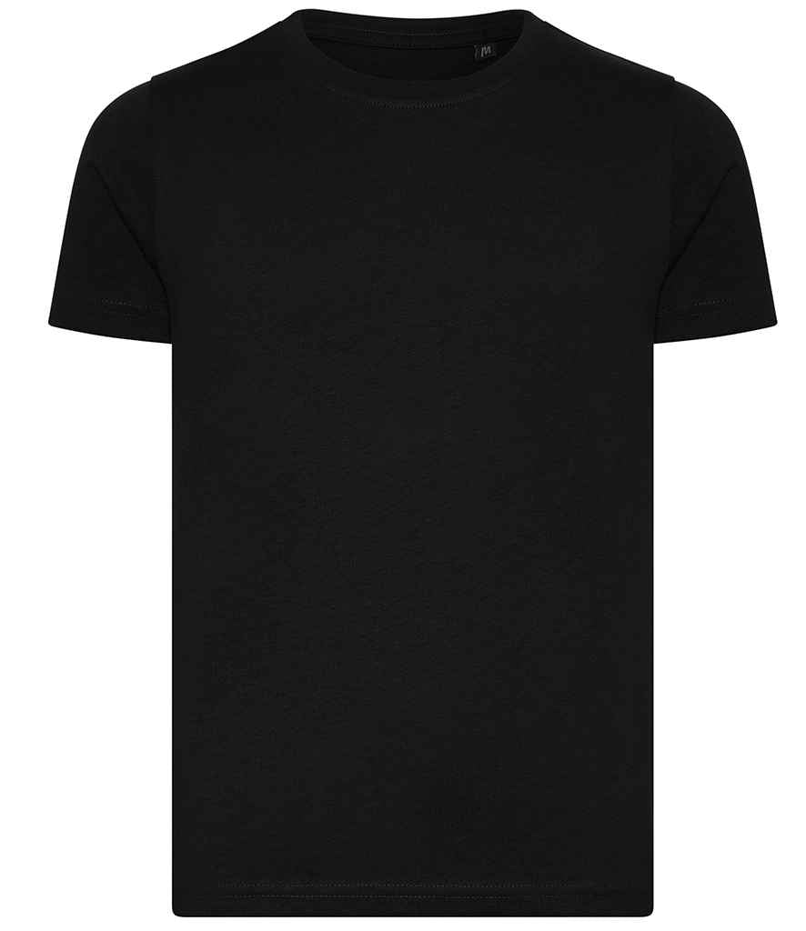 Ecologie Kids Cascades Organic T-Shirt in Jet Black by Ecologie — Custom branded clothing by Print Press, featuring premium embroidery produced in our specialist print lab in the UK.