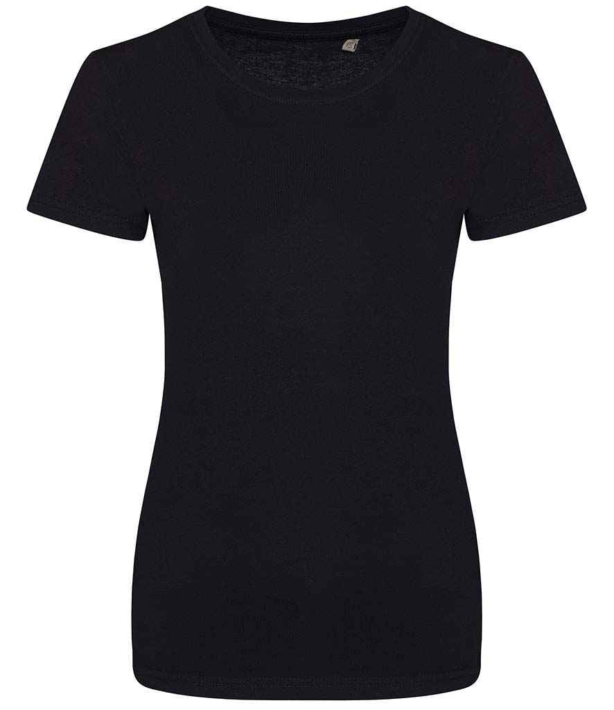 Ecologie Ladies Cascades Organic T-Shirt in Jet Black by Ecologie — Custom branded clothing by Print Press, featuring premium embroidery produced in our specialist print lab in the UK.