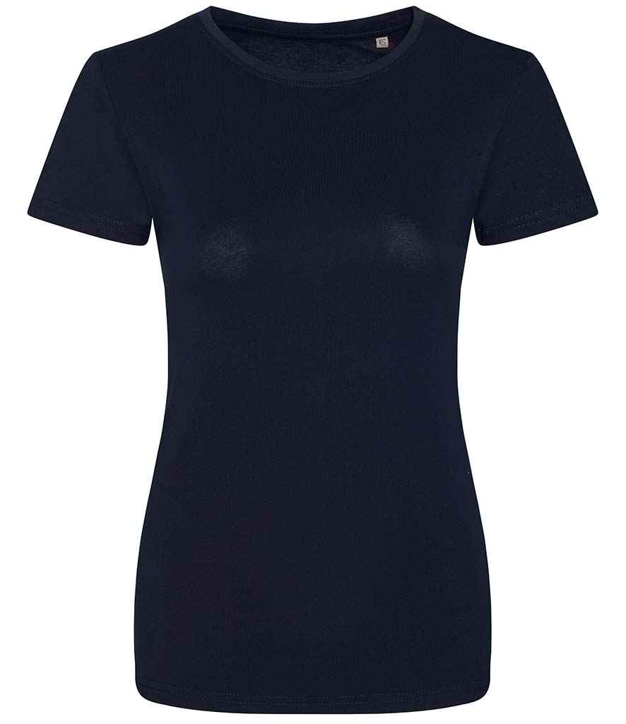 Ecologie Ladies Cascades Organic T-Shirt in Navy by Ecologie — Custom branded clothing by Print Press, featuring premium embroidery produced in our specialist print lab in the UK.