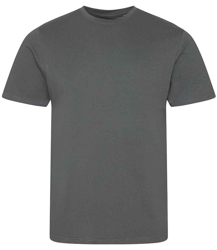 Ecologie Cascades Organic T-Shirt in Charcoal by Ecologie — Custom branded clothing by Print Press, featuring premium embroidery produced in our specialist print lab in the UK.