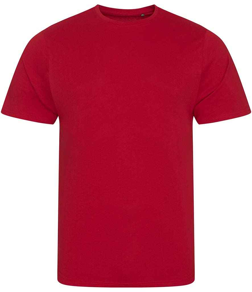 Ecologie Cascades Organic T-Shirt in Fire Red by Ecologie — Custom branded clothing by Print Press, featuring premium embroidery produced in our specialist print lab in the UK.