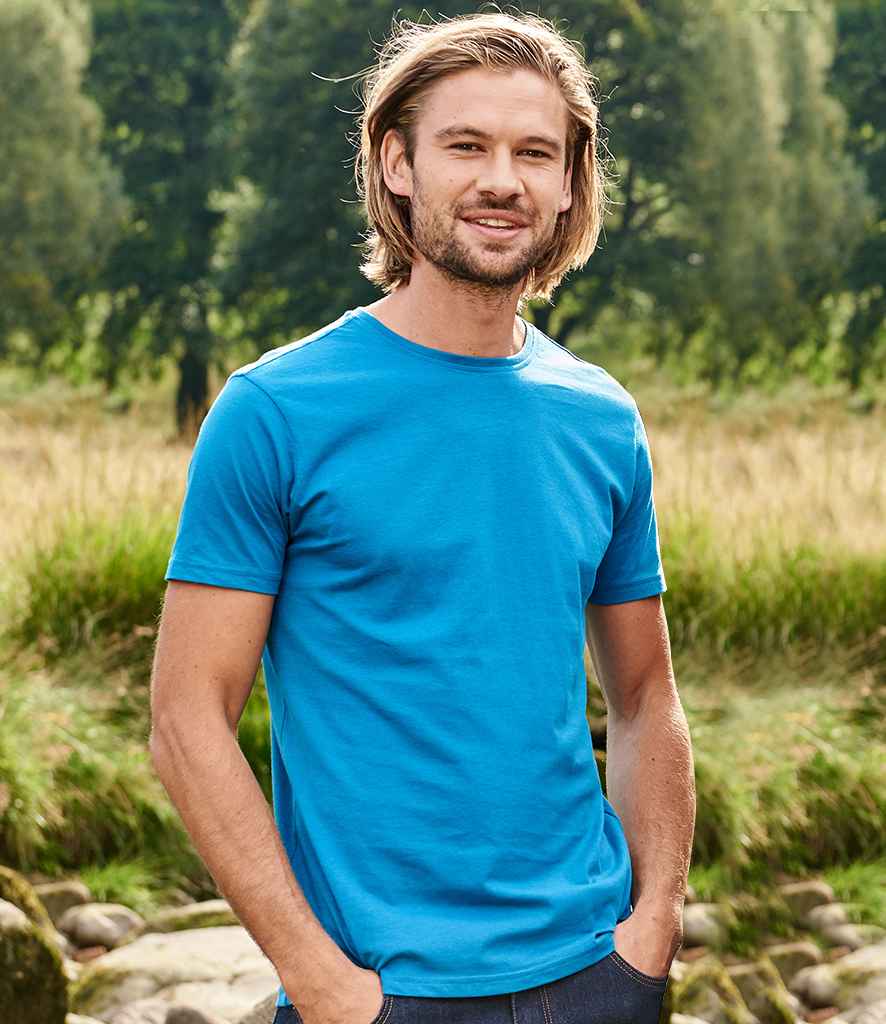 Ecologie Cascades Organic T-Shirt in Ink Blue by Ecologie — Custom branded clothing by Print Press, featuring premium embroidery produced in our specialist print lab in the UK.