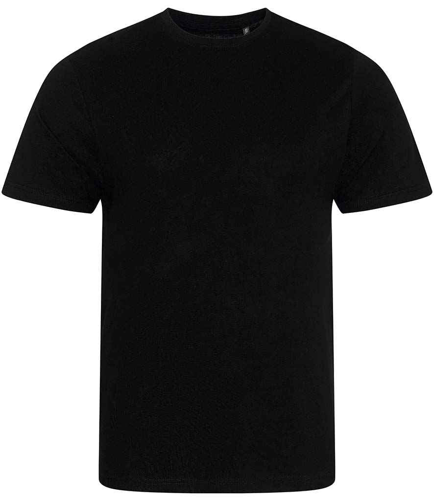 Ecologie Cascades Organic T-Shirt in Jet Black by Ecologie — Custom branded clothing by Print Press, featuring premium embroidery produced in our specialist print lab in the UK.