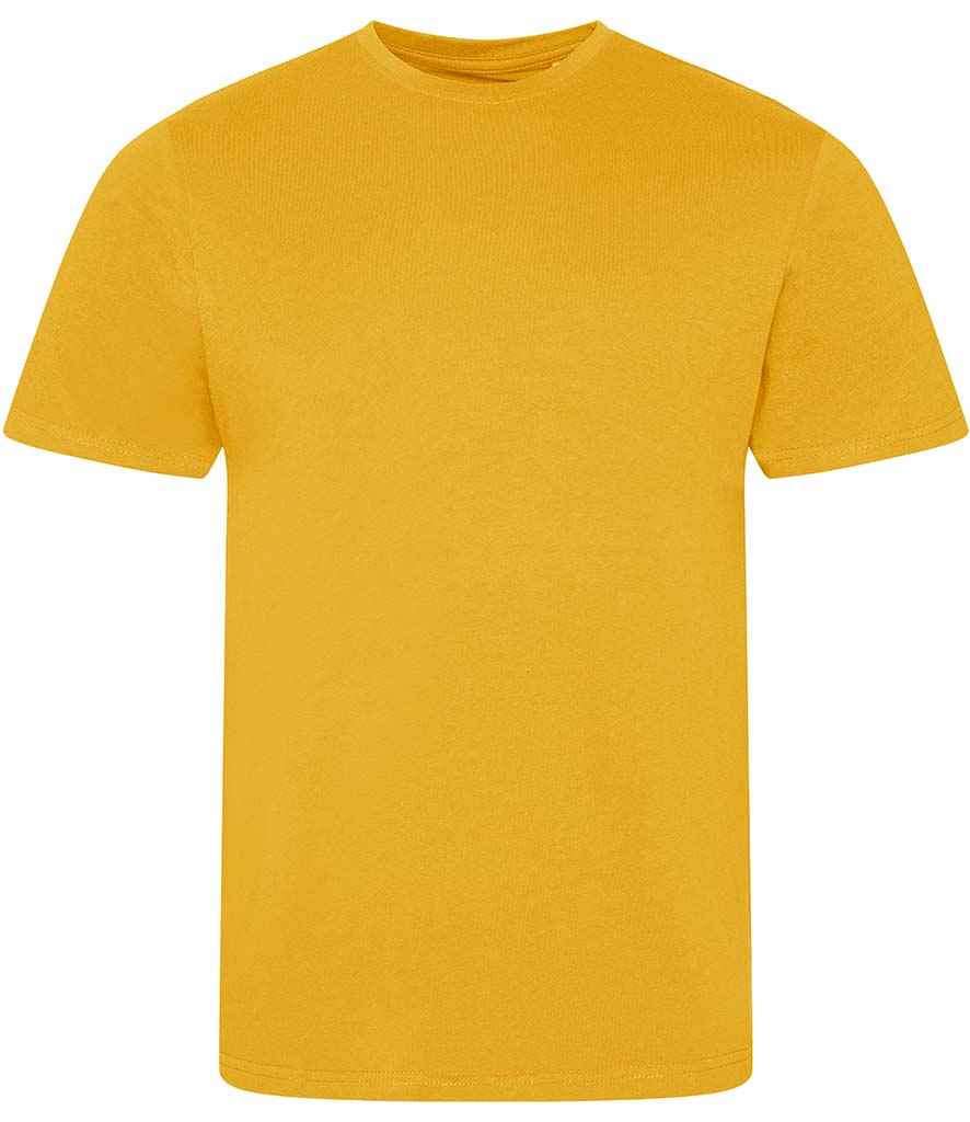 Ecologie Cascades Organic T-Shirt in Mustard by Ecologie — Custom branded clothing by Print Press, featuring premium embroidery produced in our specialist print lab in the UK.