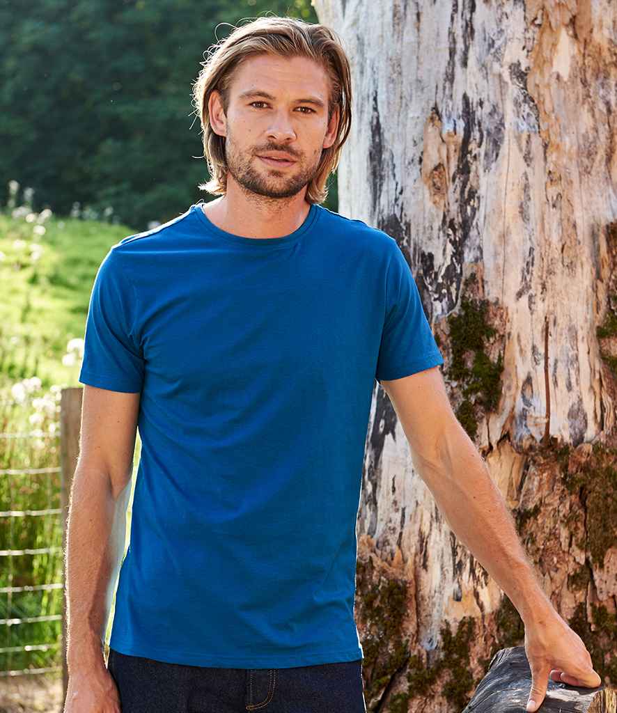 Ecologie Cascades Organic T-Shirt in Royal Blue by Ecologie — Custom branded clothing by Print Press, featuring premium embroidery produced in our specialist print lab in the UK.
