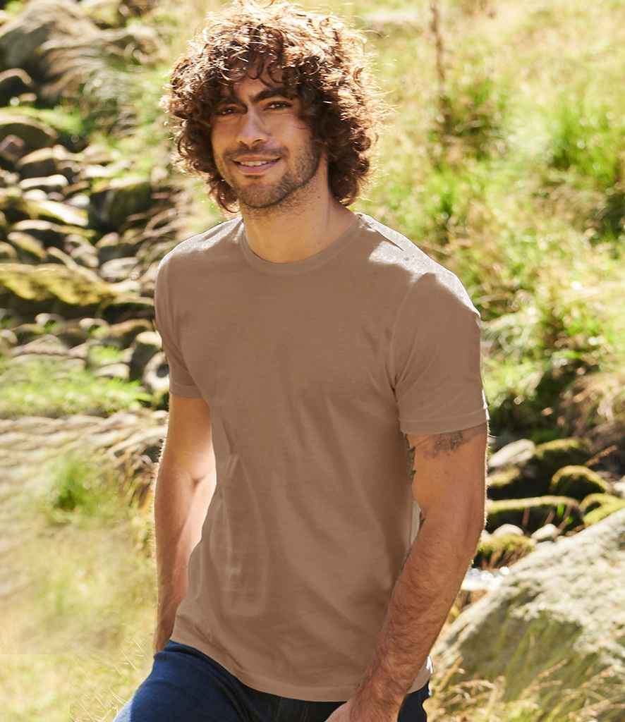 Ecologie Cascades Organic T-Shirt in Sand Dune by Ecologie — Custom branded clothing by Print Press, featuring premium embroidery produced in our specialist print lab in the UK.
