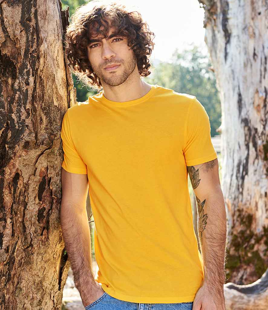 Ecologie Cascades Organic T-Shirt in Sun Yellow by Ecologie — Custom branded clothing by Print Press, featuring premium embroidery produced in our specialist print lab in the UK.