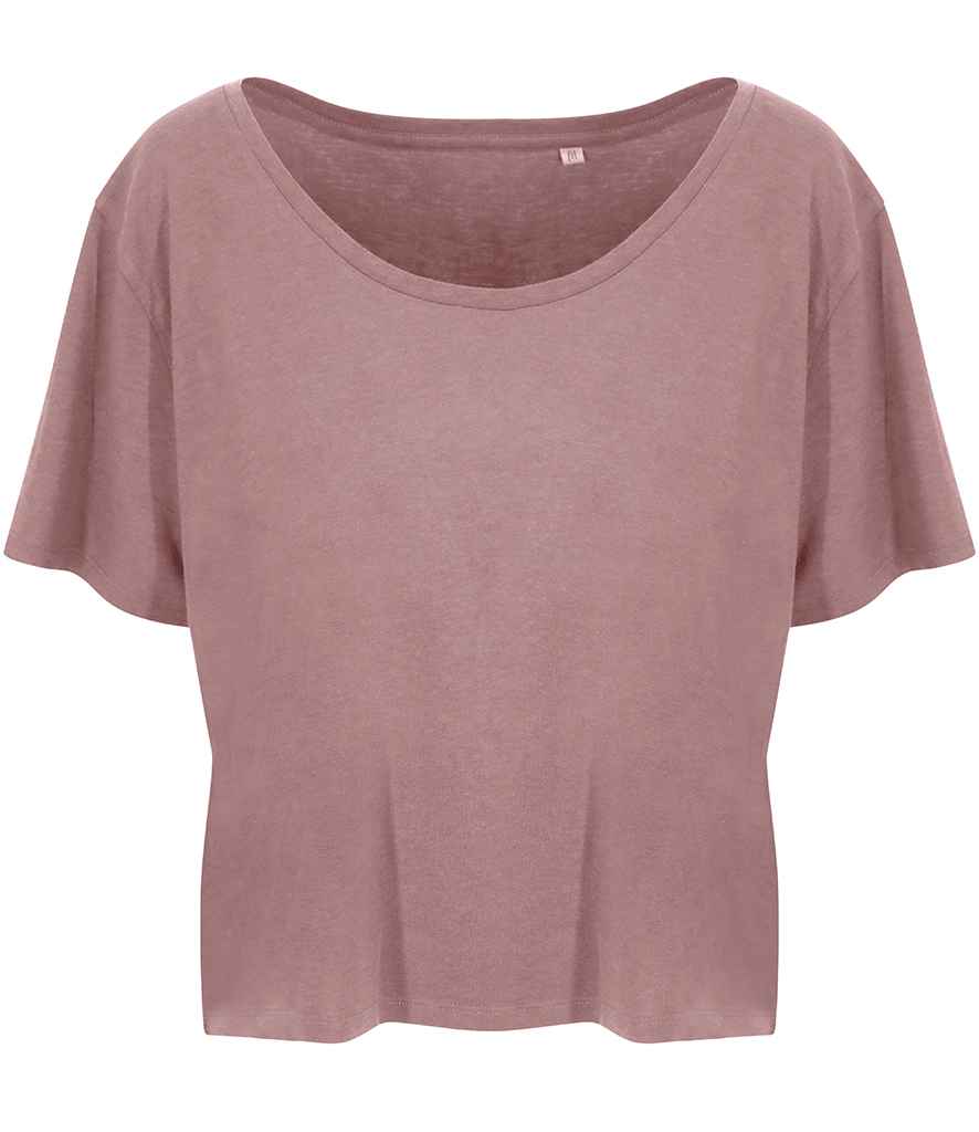 Ecologie Ladies Daintree EcoViscose Cropped T-Shirt in by Ecologie — Custom branded clothing by Print Press, featuring premium embroidery produced in our specialist print lab in the UK.