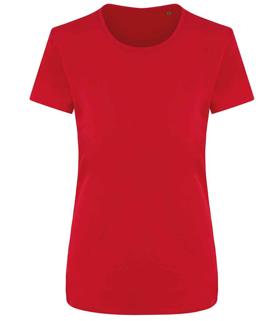 Ecologie Ladies Ambaro Recycled Sports T-Shirt in Fire Red by Ecologie — Custom branded clothing by Print Press, featuring premium embroidery produced in our specialist print lab in the UK.