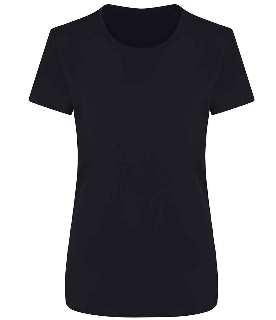 Ecologie Ladies Ambaro Recycled Sports T-Shirt in Jet Black by Ecologie — Custom branded clothing by Print Press, featuring premium embroidery produced in our specialist print lab in the UK.
