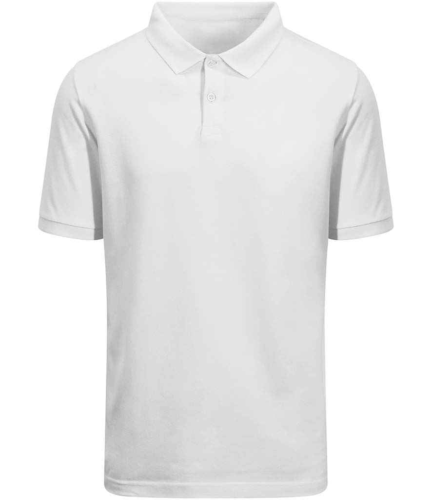 Ecologie Etosha Organic Piqué Polo Shirt in Arctic White by Ecologie — Custom branded clothing by Print Press, featuring premium embroidery produced in our specialist print lab in the UK.