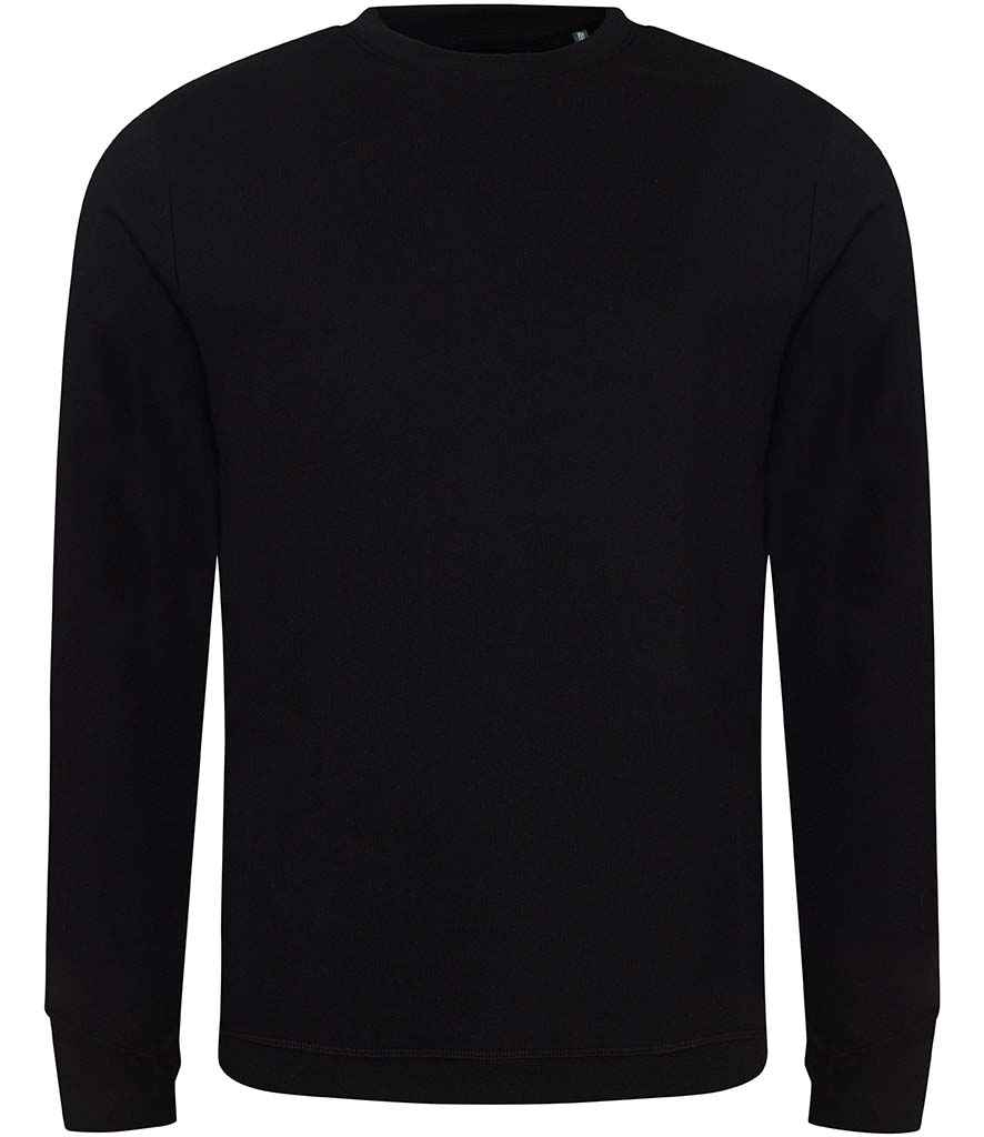 Ecologie Unisex Banff Sustainable Sweatshirt in Black by Ecologie — Custom branded clothing by Print Press, featuring premium embroidery produced in our specialist print lab in the UK.