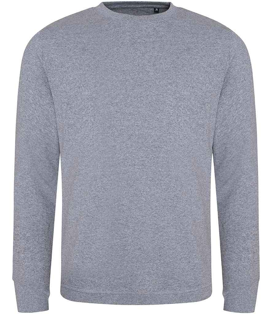 Ecologie Unisex Banff Sustainable Sweatshirt in Heather Grey by Ecologie — Custom branded clothing by Print Press, featuring premium embroidery produced in our specialist print lab in the UK.