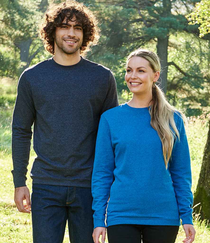 Ecologie Unisex Banff Sustainable Sweatshirt in Ink Blue by Ecologie — Custom branded clothing by Print Press, featuring premium embroidery produced in our specialist print lab in the UK.