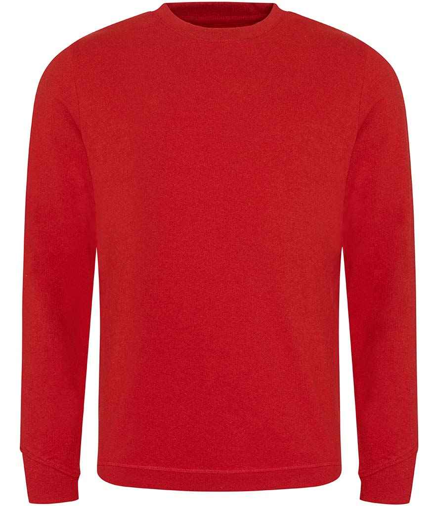Ecologie Unisex Banff Sustainable Sweatshirt in Red by Ecologie — Custom branded clothing by Print Press, featuring premium embroidery produced in our specialist print lab in the UK.