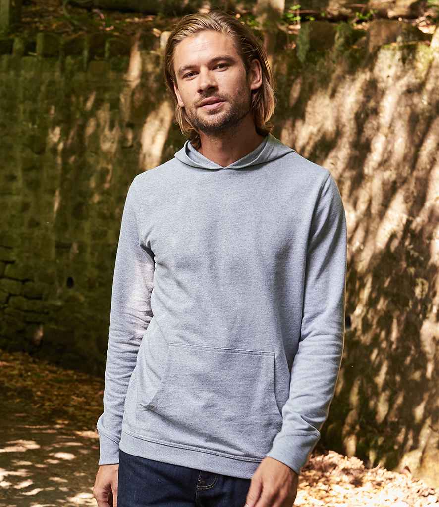 Ecologie Unisex Lusaka Sustainable Hoodie in Heather Grey by Ecologie — Custom branded clothing by Print Press, featuring premium embroidery produced in our specialist print lab in the UK.