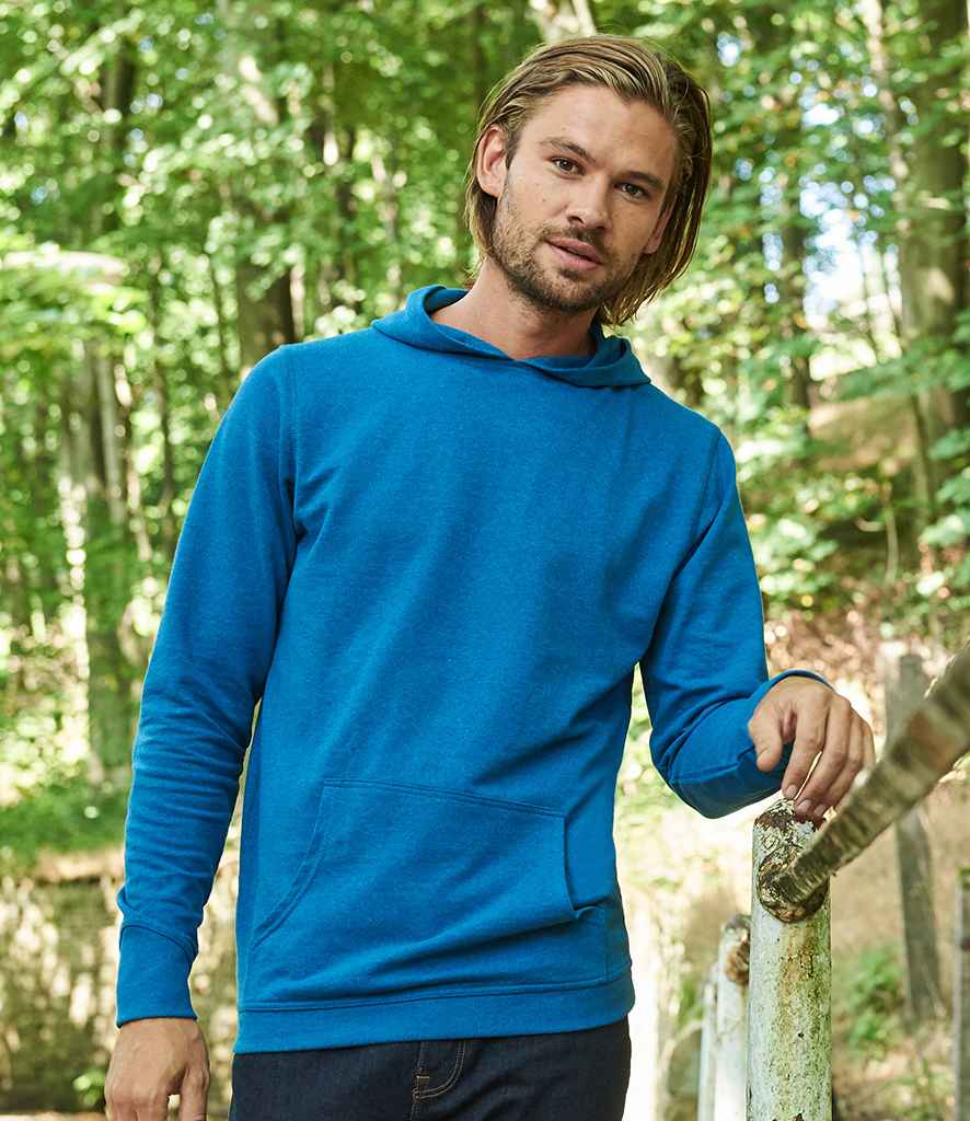 Ecologie Unisex Lusaka Sustainable Hoodie in Ink Blue by Ecologie — Custom branded clothing by Print Press, featuring premium embroidery produced in our specialist print lab in the UK.