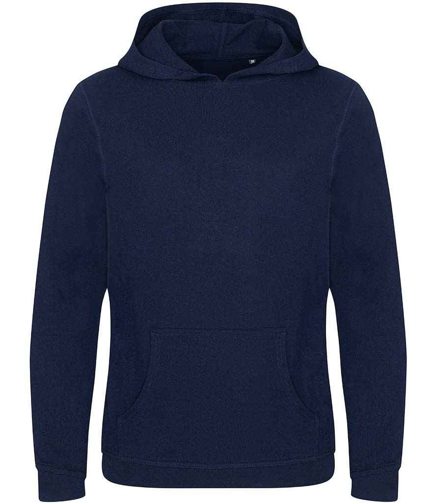 Ecologie Unisex Lusaka Sustainable Hoodie in Navy by Ecologie — Custom branded clothing by Print Press, featuring premium embroidery produced in our specialist print lab in the UK.