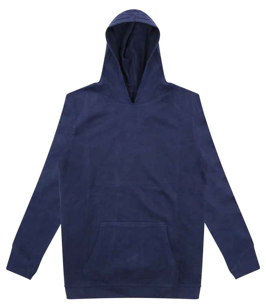 Ecologie Corcovado Organic Hoodie in Navy by Ecologie — Custom branded clothing by Print Press, featuring premium embroidery produced in our specialist print lab in the UK.