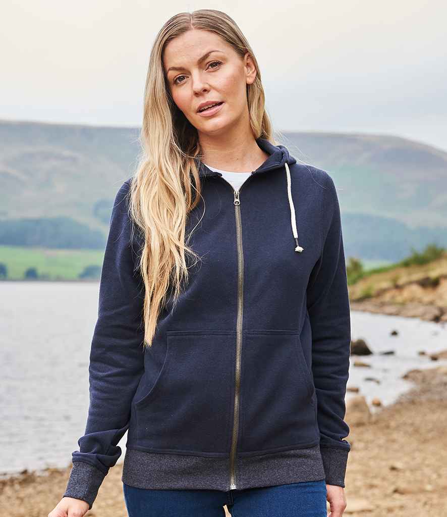 Ecologie Unisex Okavango Sustainable Zoodie in Navy Charcoal by Ecologie — Custom branded clothing by Print Press, featuring premium embroidery produced in our specialist print lab in the UK.