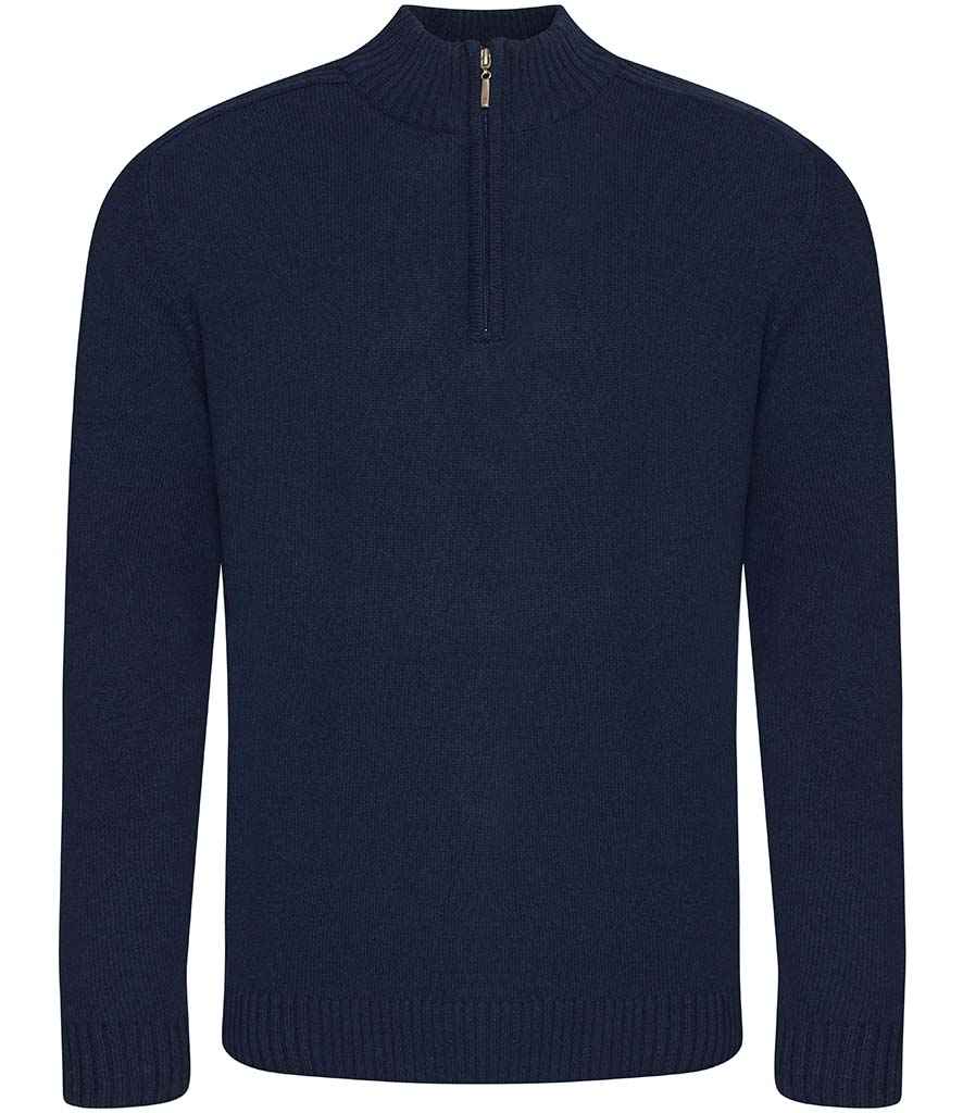 Ecologie Unisex Wakhan Zip Neck Sustainable Sweater in by Ecologie — Custom branded clothing by Print Press, featuring premium embroidery produced in our specialist print lab in the UK.