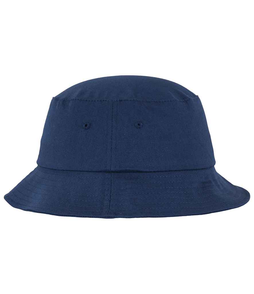 Flexfit Cotton Twill Bucket Hat in ONE by Flexfit — Custom branded clothing by Print Press, featuring premium embroidery produced in our specialist print lab in the UK.