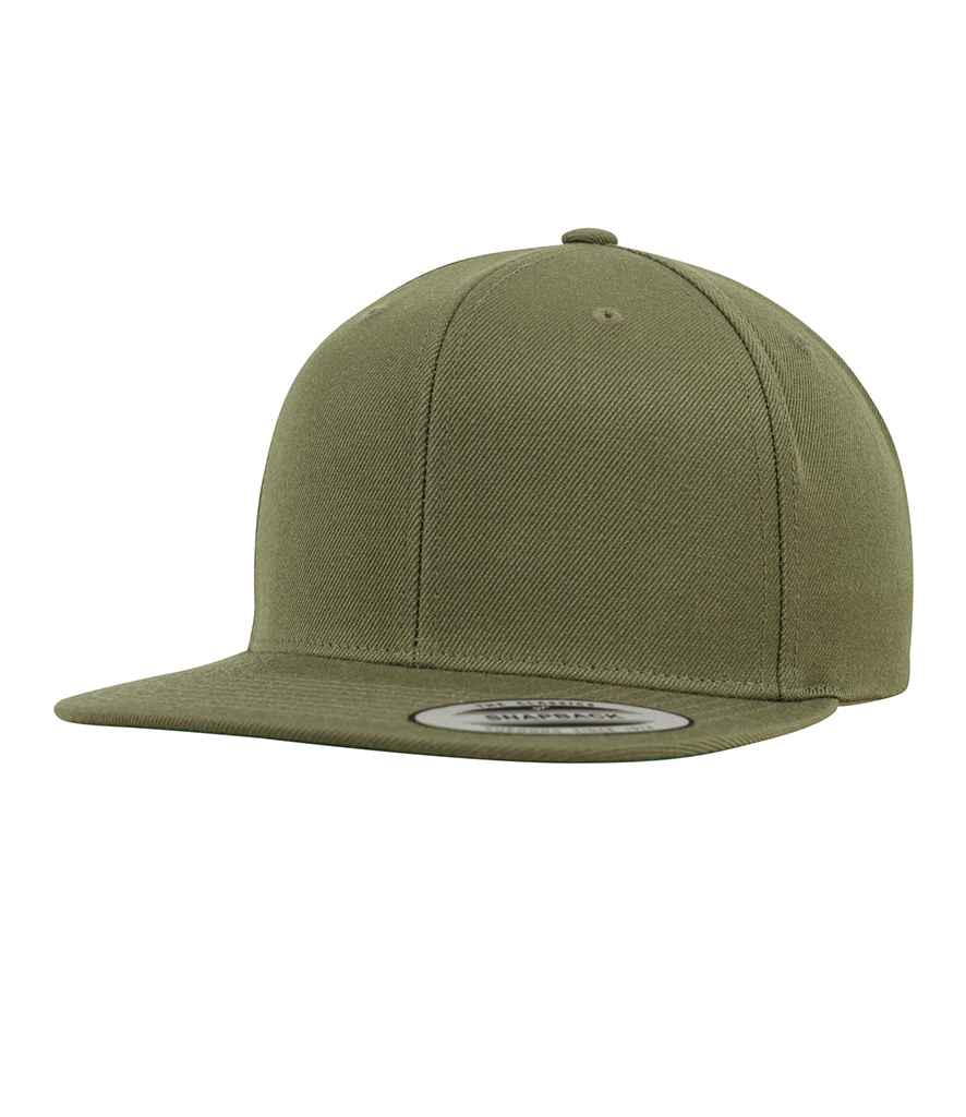 Flexfit Classic Snapback Cap in ONE Buck by Flexfit — Custom branded clothing by Print Press, featuring premium embroidery produced in our specialist print lab in the UK.
