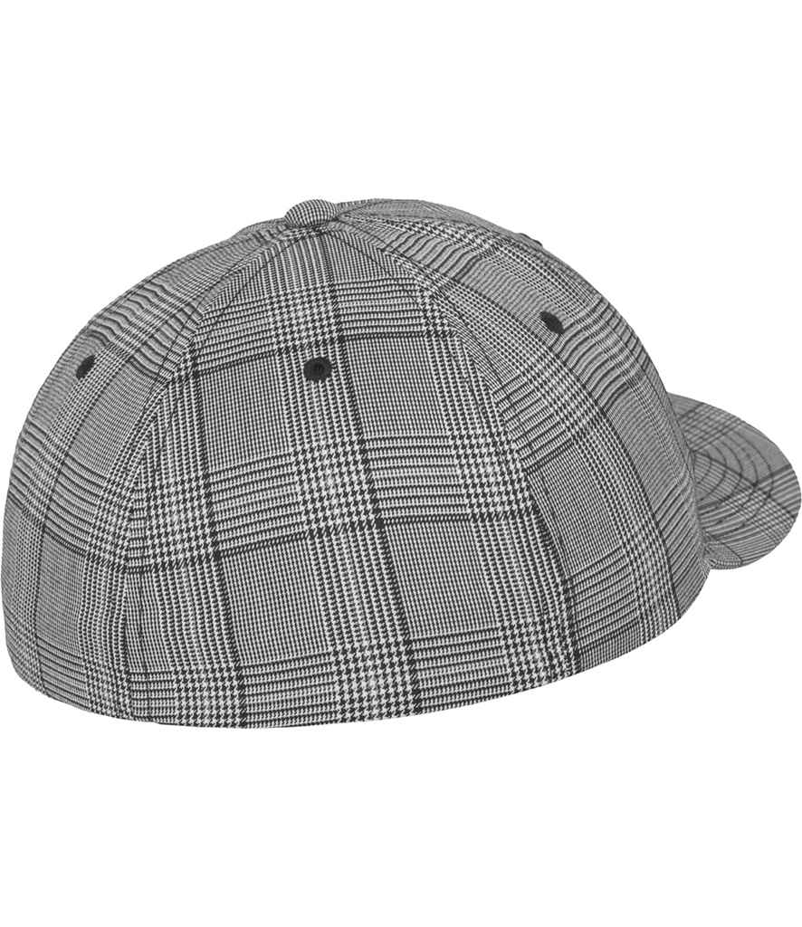 Flexfit Glen Check Cap in by Flexfit — Custom branded clothing by Print Press, featuring premium embroidery produced in our specialist print lab in the UK.