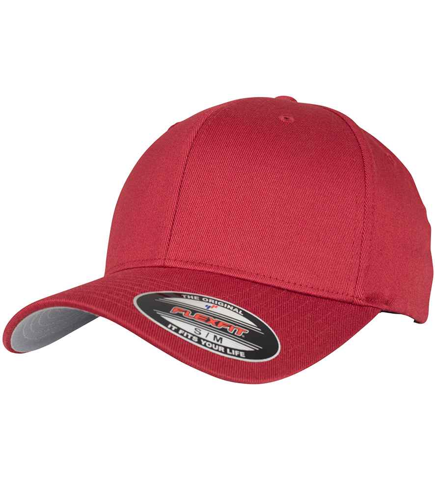 Flexfit Wooly Combed Cap in Rose Brown by Flexfit — Custom branded clothing by Print Press, featuring premium embroidery produced in our specialist print lab in the UK.