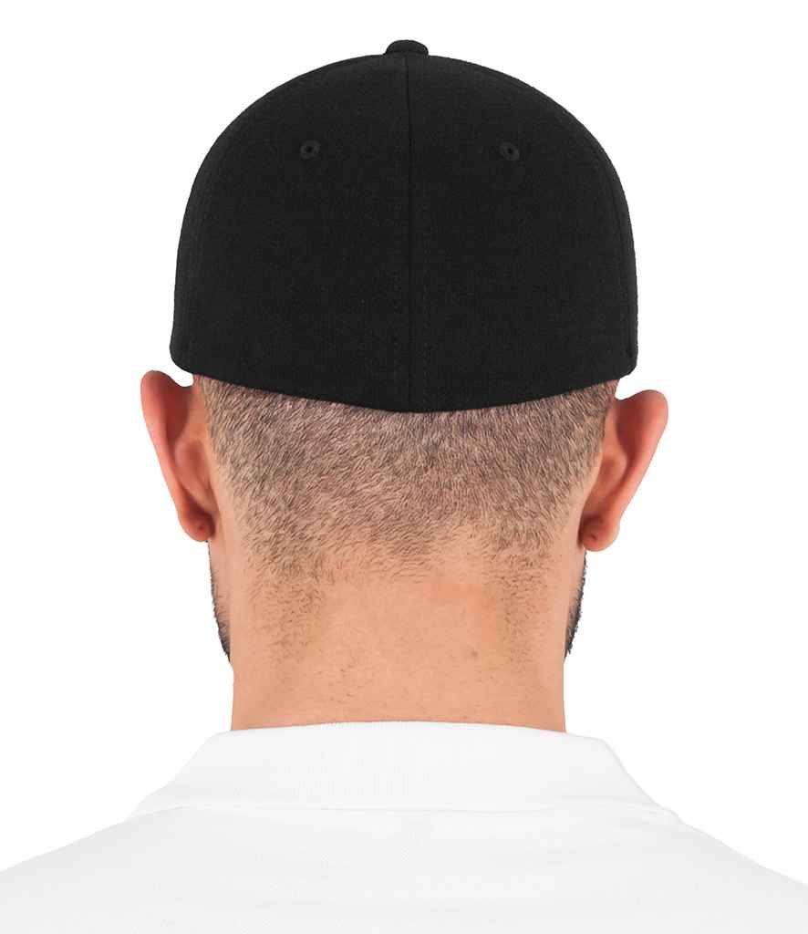 Flexfit Double Jersey Cap in by Flexfit — Custom branded clothing by Print Press, featuring premium embroidery produced in our specialist print lab in the UK.