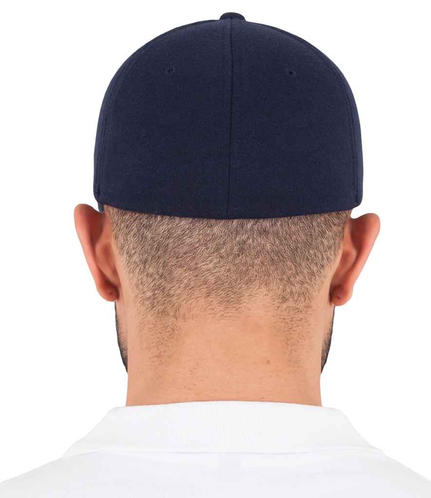 Flexfit Double Jersey Cap in by Flexfit — Custom branded clothing by Print Press, featuring premium embroidery produced in our specialist print lab in the UK.