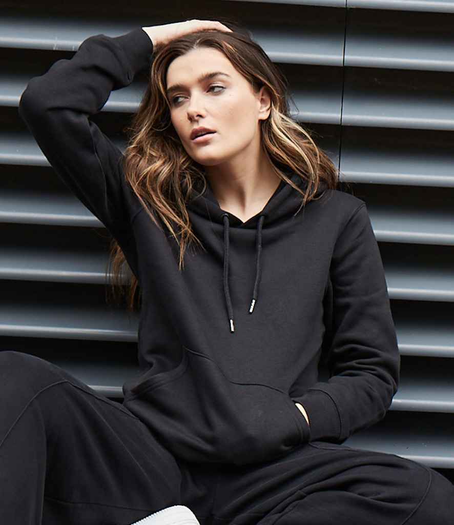 Original FNB Unisex Organic Hoodie in Black by Original FNB — Custom branded clothing by Print Press, featuring premium embroidery produced in our specialist print lab in the UK.