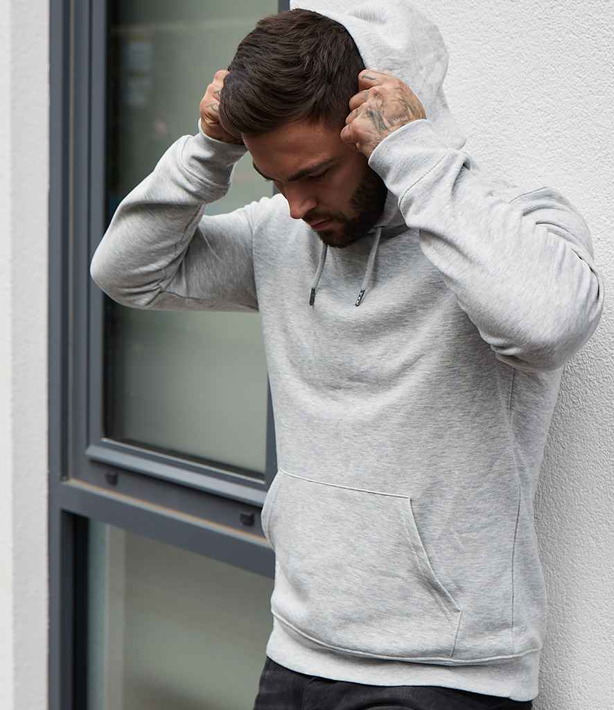 Original FNB Unisex Organic Hoodie in Heather Grey by Original FNB — Custom branded clothing by Print Press, featuring premium embroidery produced in our specialist print lab in the UK.