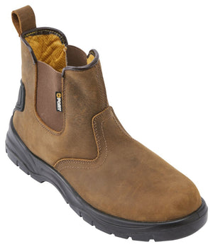 Fort Regent Safety Boot in BROWN by FORT FOOTWEAR — Custom branded clothing by Print Press, featuring premium embroidery produced in our specialist print lab in the UK.