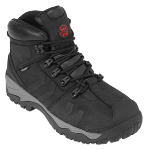 Fort Deben Safety Boot in BLACK by FORT FOOTWEAR — Custom branded clothing by Print Press, featuring premium embroidery produced in our specialist print lab in the UK.