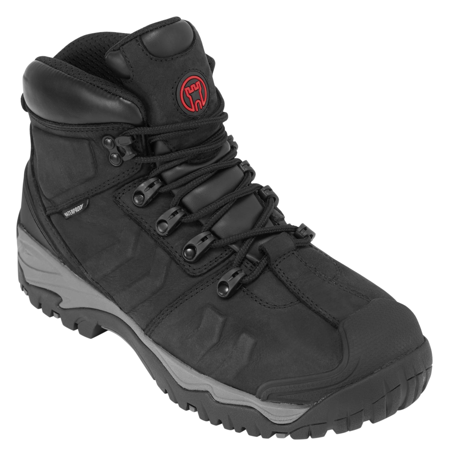 Fort Deben Safety Boot in BLACK by FORT FOOTWEAR — Custom branded clothing by Print Press, featuring premium embroidery produced in our specialist print lab in the UK.
