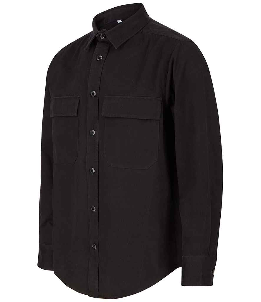 Front Row Drill Overshirt in by Front Row — Custom branded clothing by Print Press, featuring premium embroidery produced in our specialist print lab in the UK.