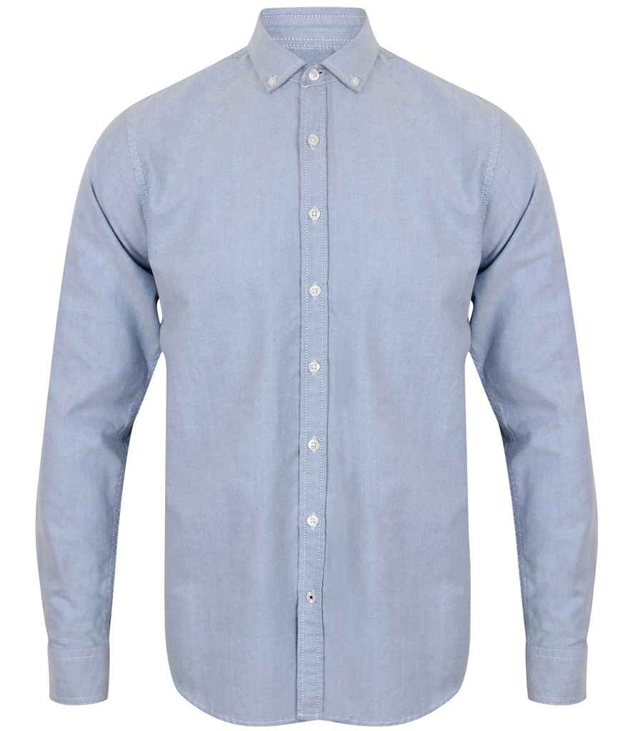 Front Row Unisex Supersoft Casual Shirt in by Front Row — Custom branded clothing by Print Press, featuring premium embroidery produced in our specialist print lab in the UK.