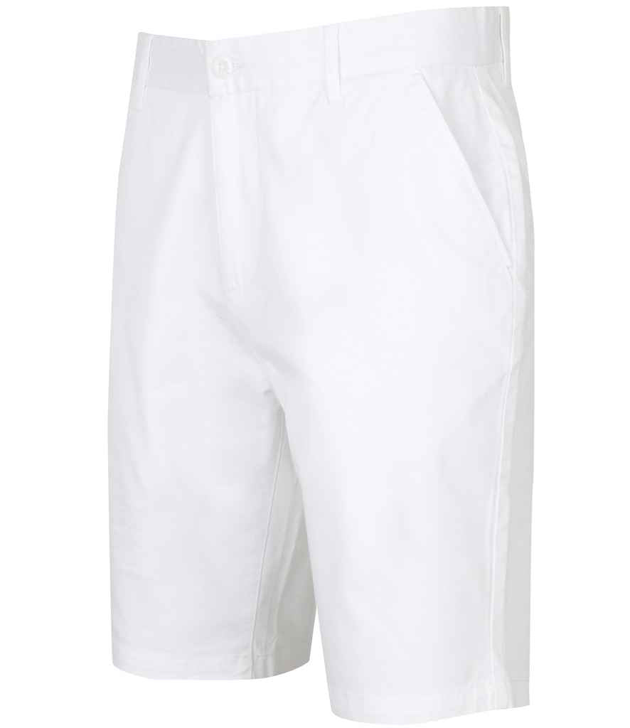 Front Row Ladies Stretch Chino Shorts in by Front Row — Custom branded clothing by Print Press, featuring premium embroidery produced in our specialist print lab in the UK.