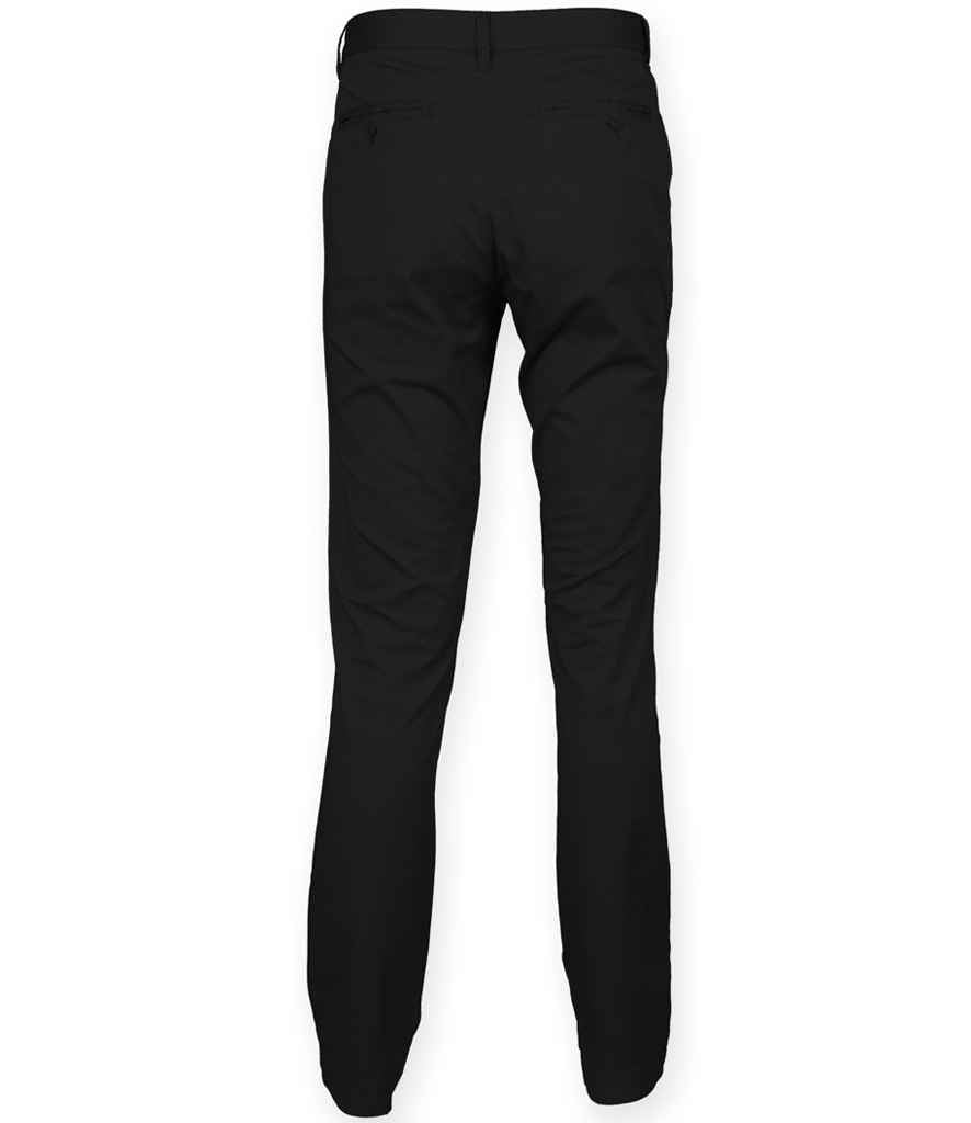 Front Row Stretch Chino Trousers in by Front Row — Custom branded clothing by Print Press, featuring premium embroidery produced in our specialist print lab in the UK.
