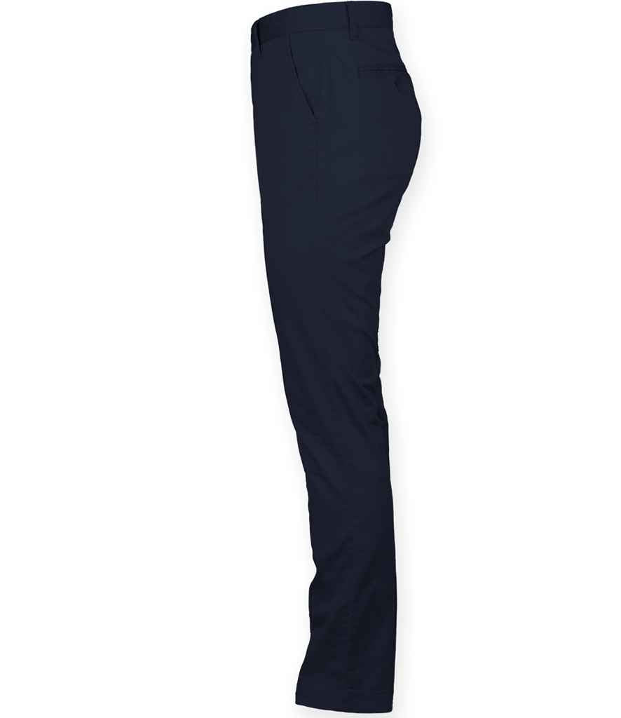Front Row Stretch Chino Trousers in by Front Row — Custom branded clothing by Print Press, featuring premium embroidery produced in our specialist print lab in the UK.