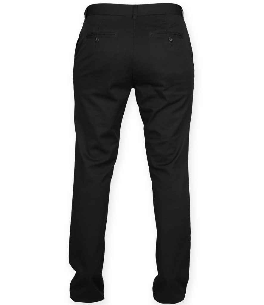 Front Row Ladies Stretch Chino Trousers in by Front Row — Custom branded clothing by Print Press, featuring premium embroidery produced in our specialist print lab in the UK.