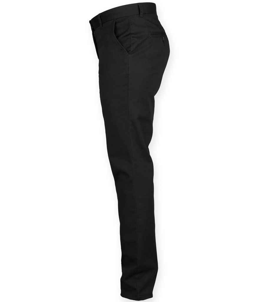 Front Row Ladies Stretch Chino Trousers in by Front Row — Custom branded clothing by Print Press, featuring premium embroidery produced in our specialist print lab in the UK.