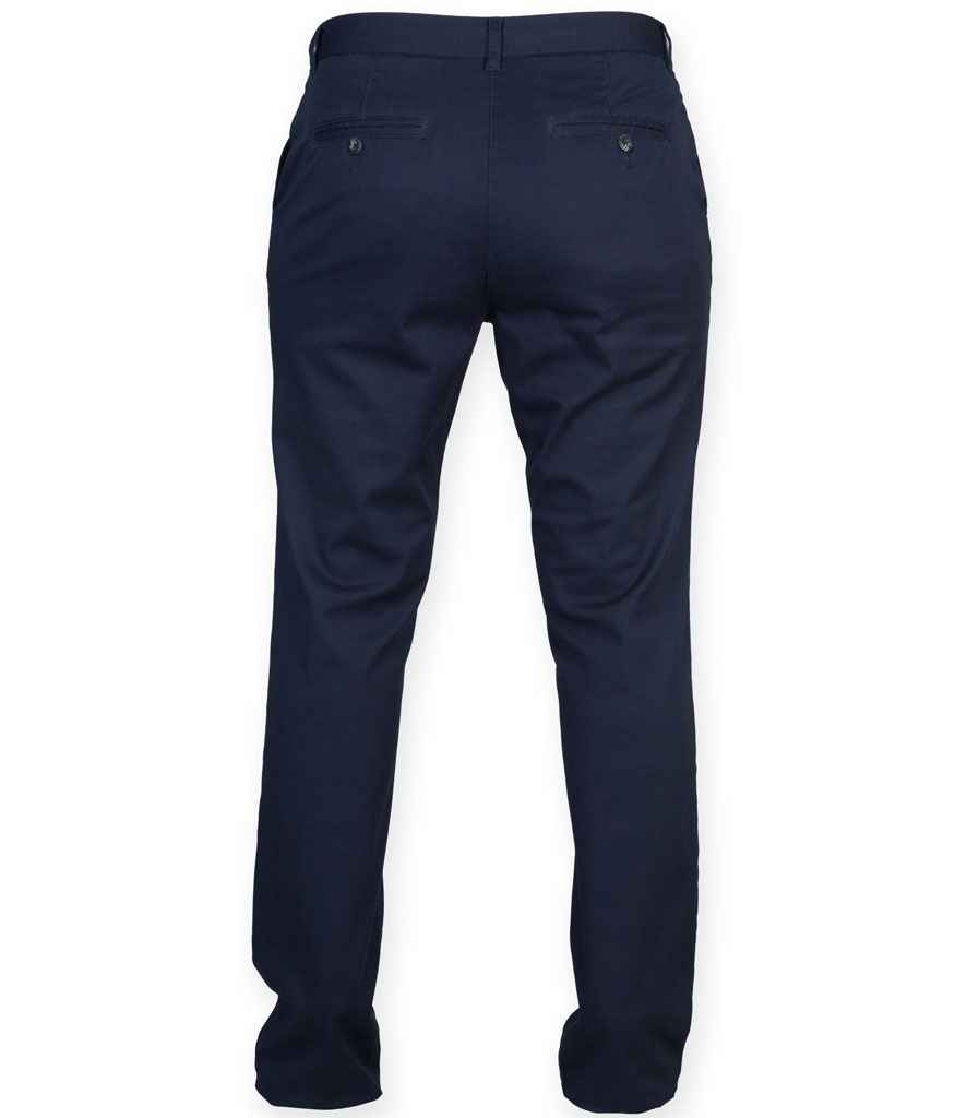 Front Row Ladies Stretch Chino Trousers in by Front Row — Custom branded clothing by Print Press, featuring premium embroidery produced in our specialist print lab in the UK.