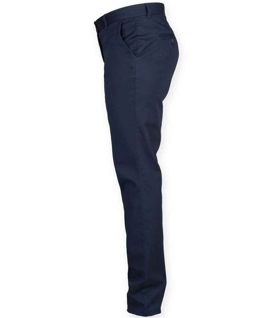 Front Row Ladies Stretch Chino Trousers in by Front Row — Custom branded clothing by Print Press, featuring premium embroidery produced in our specialist print lab in the UK.