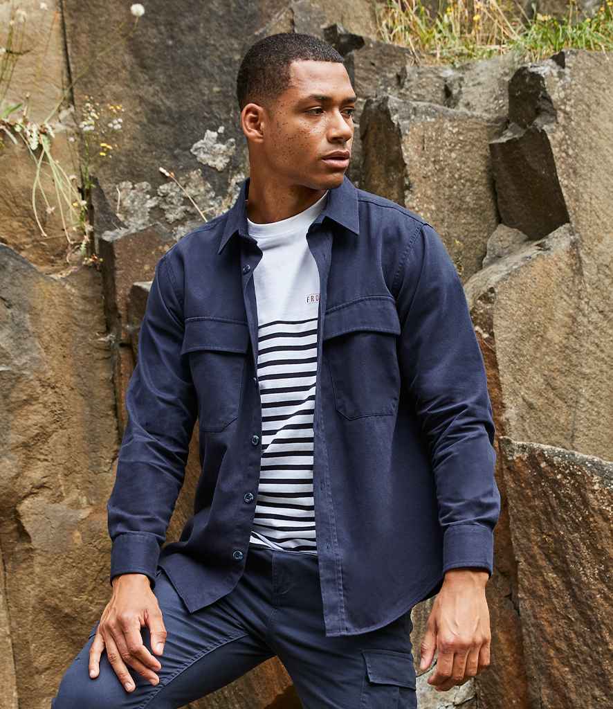 Front Row Stretch Cargo Trousers in by Front Row — Custom branded clothing by Print Press, featuring premium embroidery produced in our specialist print lab in the UK.