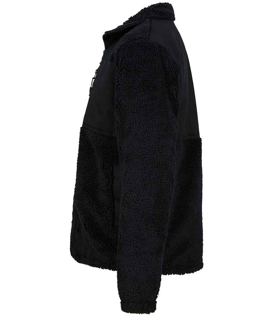 Front Row Recycled Sherpa Fleece Jacket in by Front Row — Custom branded clothing by Print Press, featuring premium embroidery produced in our specialist print lab in the UK.