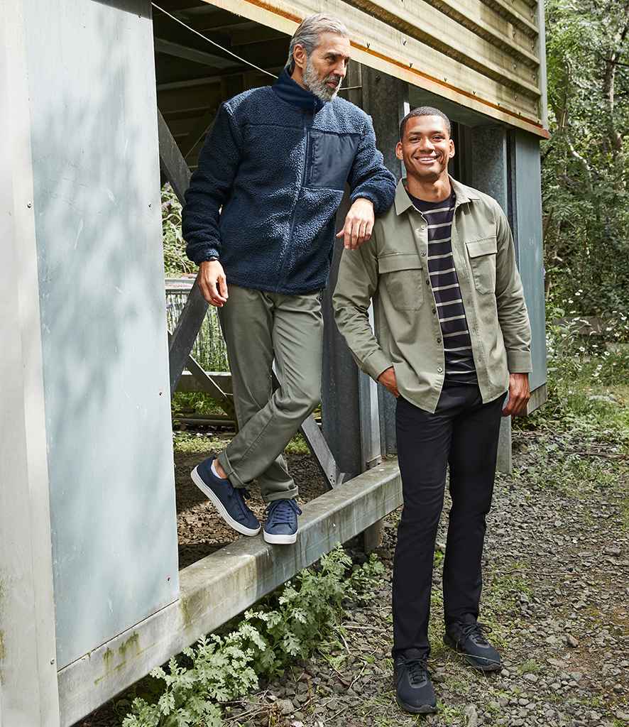 Front Row Recycled Sherpa Fleece Jacket in by Front Row — Custom branded clothing by Print Press, featuring premium embroidery produced in our specialist print lab in the UK.