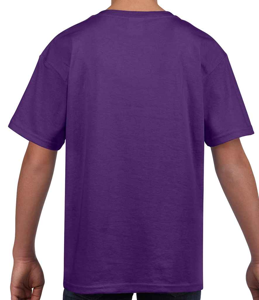 Gildan Kids SoftStyle Ringspun T-Shirt in by Gildan — Custom branded clothing by Print Press, featuring premium embroidery produced in our specialist print lab in the UK.