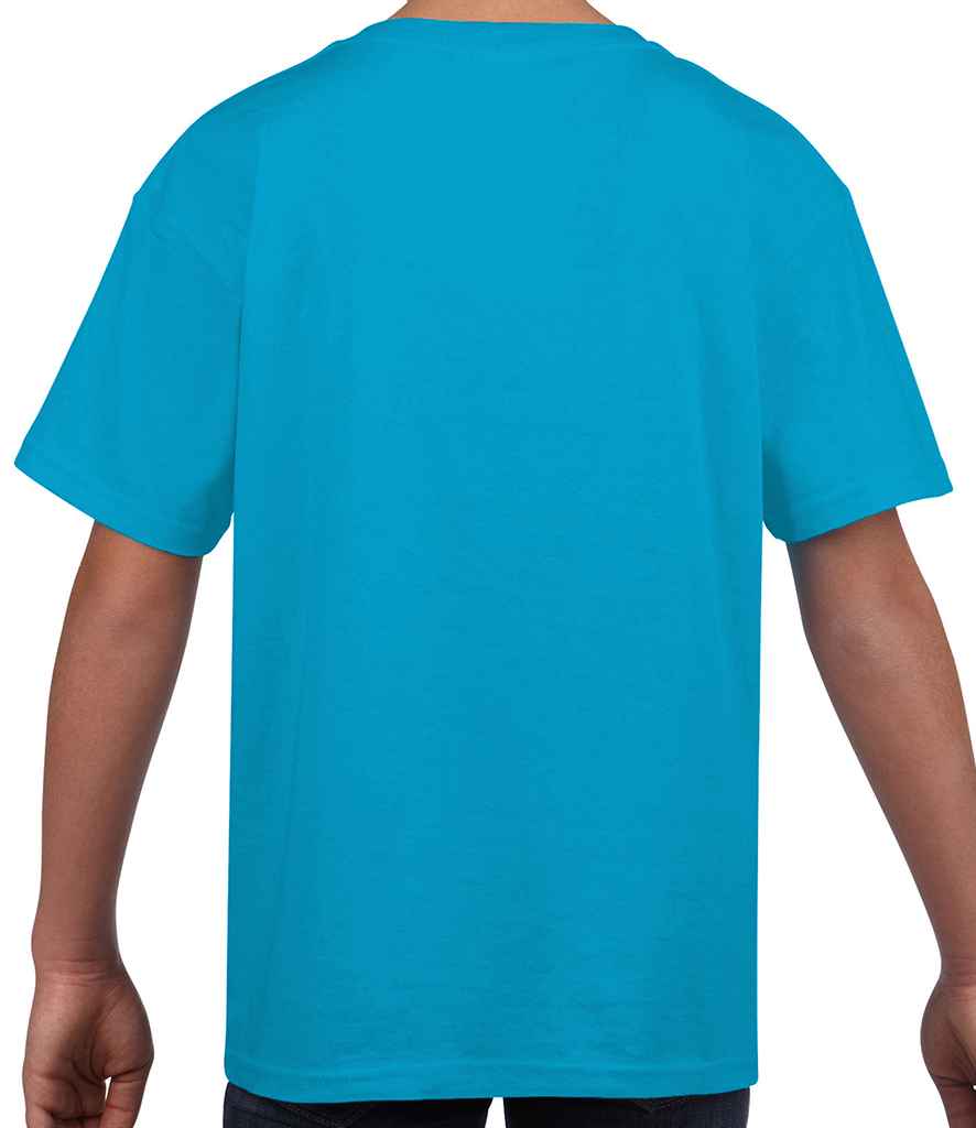 Gildan Kids SoftStyle Ringspun T-Shirt in by Gildan — Custom branded clothing by Print Press, featuring premium embroidery produced in our specialist print lab in the UK.